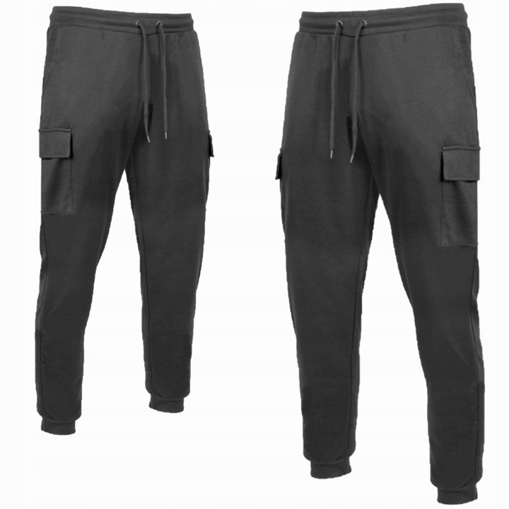 Spodnie robocze Dresowe Męskie Dresy jogger Czarner. M