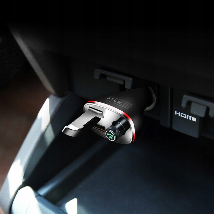 ROCK B300 TRANSMITER FM BLUETOOTH+ŁADOWARKA 2xUSB