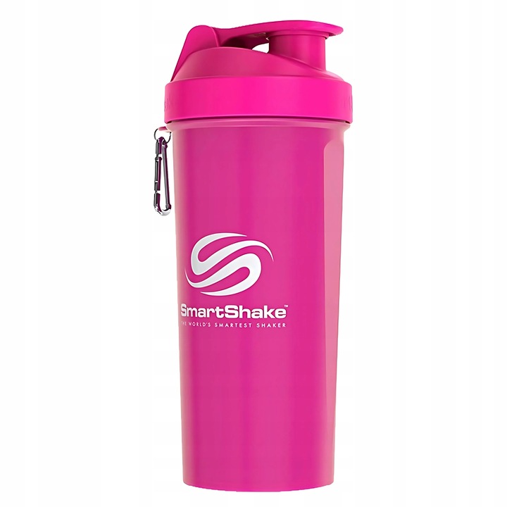 SMARTSHAKE SHAKER SOLIDNY SZCZELNY RÓŻOWY DLA KOBIET BEZ BPA DEHP 1000ml