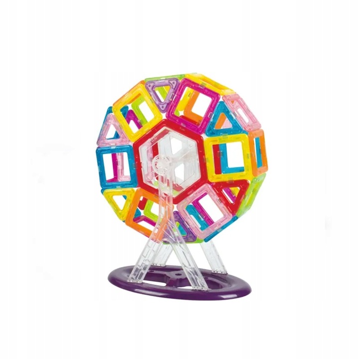 Klocki magnetyczne Picollo Klocki magnetyczne PANELE 128 szt.