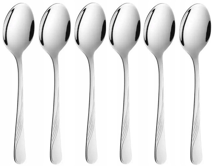 GERLACH SZTUĆCE ŁYŻECZKI HERBATY CELESTIA 04A NIERDZEWNE KOMPLET DLA 6 OSÓB