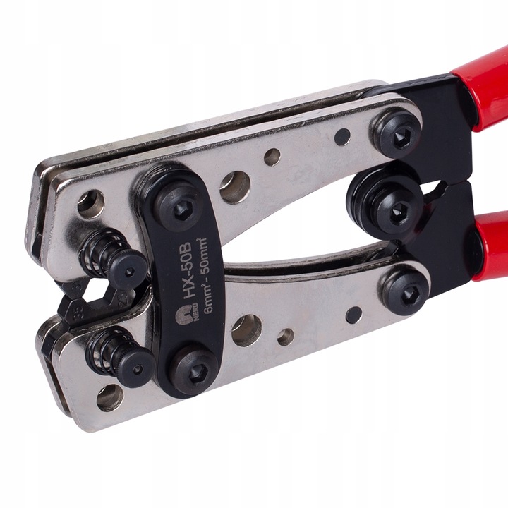 Zaciskarka do Końcówek Praska do Kabli Konektorów Tulejek 6-50mm2 HEX NEKU