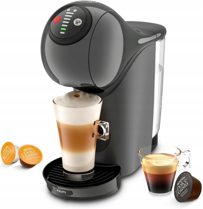 KRUPS Ekspres ciśnieniowy NESCAFE DOLCE GUSTO Genio S Antracyt KP243B10