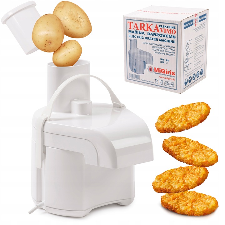 NIEZAWODNA MASZYNKA LITEWSKA MIGIRIS DO TARCIA ZIEMNIAKÓW CIORKA TARKA