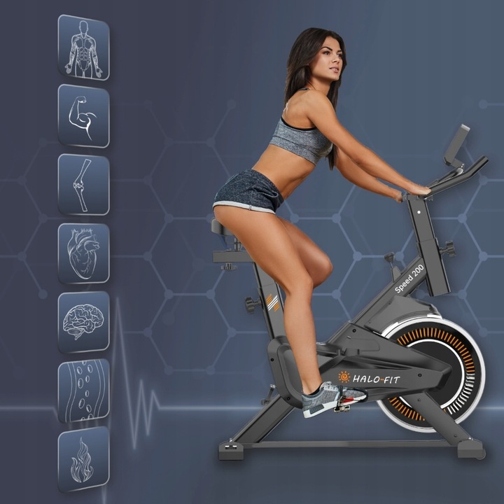 Rower Stacjonarny Treningowy Spinningowy Rehabilitacyjny do Ćwiczeń