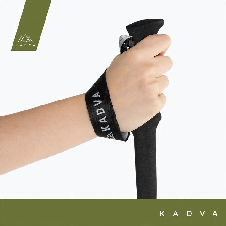 Kije turystyczne KADVA Torre szary 65-135cm KARBONOWE SYSTEM QUICK LOCK