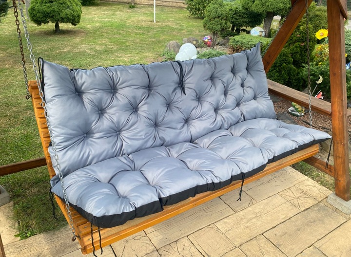 PODUSZKI na ŁAWKĘ HUŚTAWKĘ 100x60x50 + 2x 40x40
