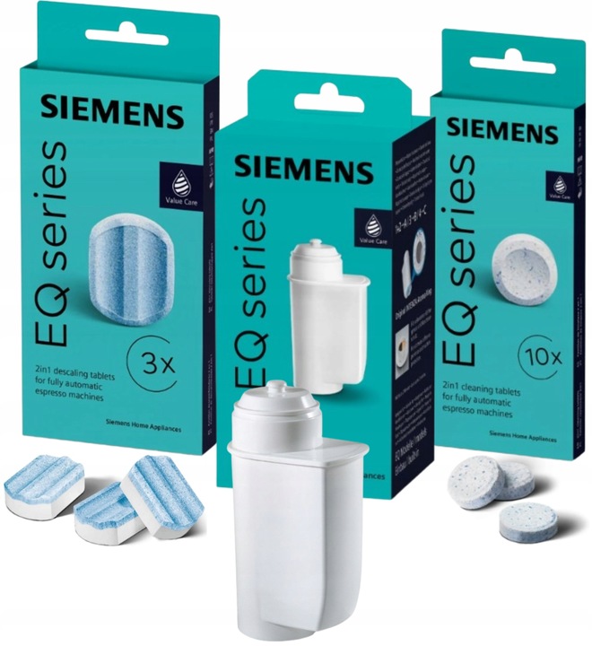 Zestaw do konserwacji ekspresu Siemens TZ80002 + TZ80001B + TZ70003