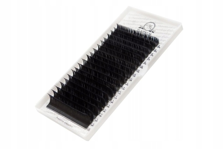 Rzęsy do przedłużania czarne PLATINUM 0,7 M 7-12