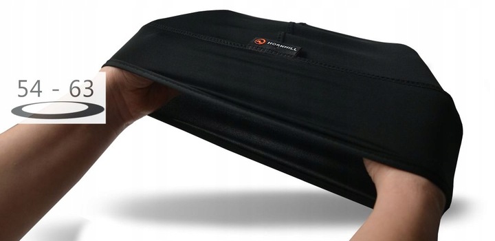 Supercienka TERMOAKTYWNA czapka Soft pod kask z J. srebra. SEZONOWA OBNIŻKA