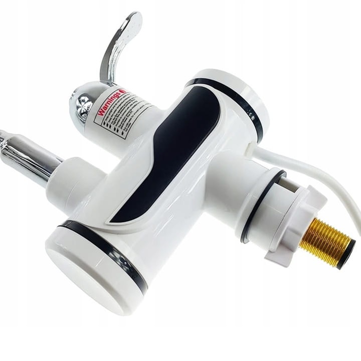 ELEKTRYCZNY PRZEPŁYWOWY PODGRZEWACZ WODY FLEX Z LCD GIĘTKIM KRANEM KUCHENNY