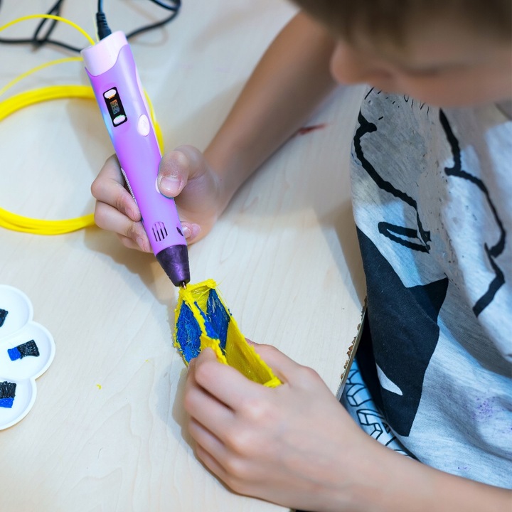 DŁUGOPIS 3D DLA DZIECI DRUKARKA 3D MAGICZNY DŁUGOPIS 3D + WKŁADY 160 METRÓW