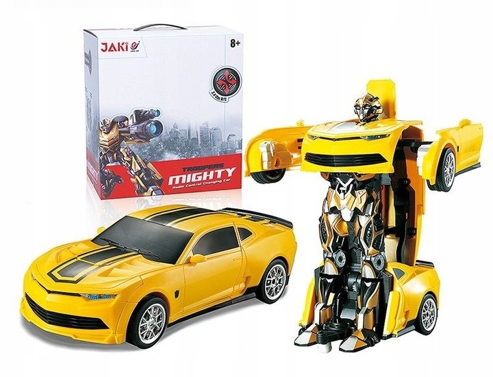 STEROWANY ROBOT SAMOCHÓD AUTOBOT 2w1 AUTO z transformacją USB Akumulator