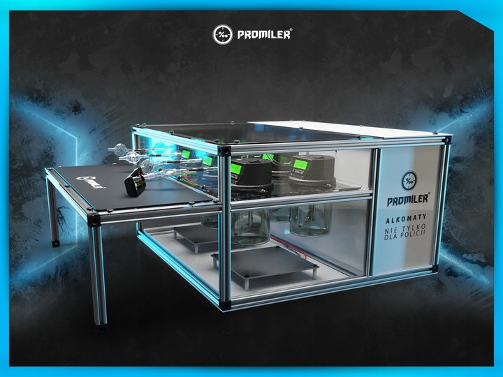 Alkomat PROMILER AL 5500 darmowy serwis 12 m-cy + kamizelka