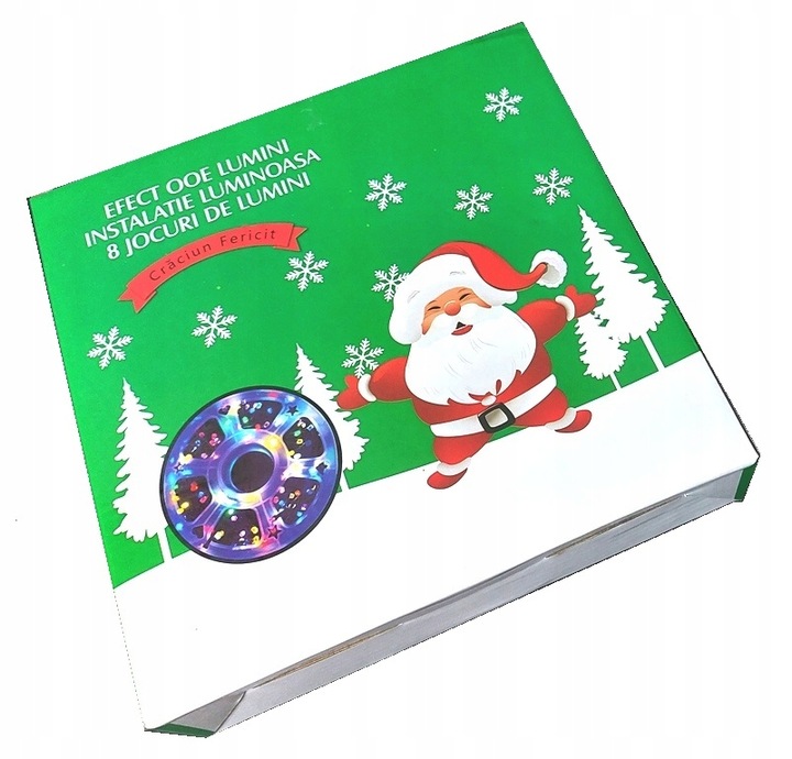 LAMPKI CHOINKOWE Z FLESZEM BIAŁE CIEPŁE Z BIAŁYM ZIMNYM FLESZEM - 50 M