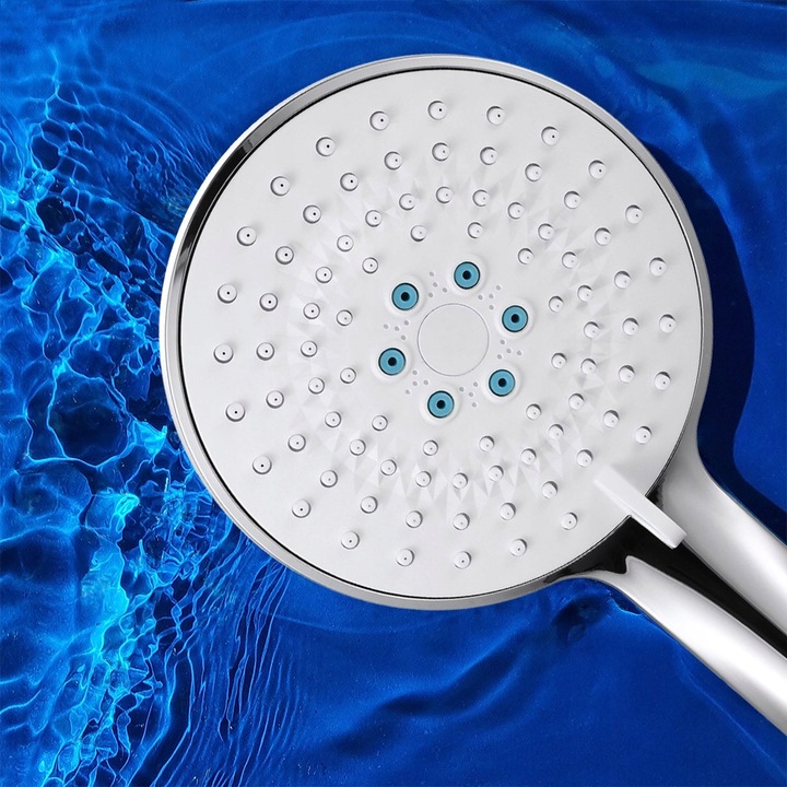 SŁUCHAWKA PRYSZNICOWA diamentowa ECOVAND INTENSE OSZCZĘDNA -65% WODY 5.7L/M