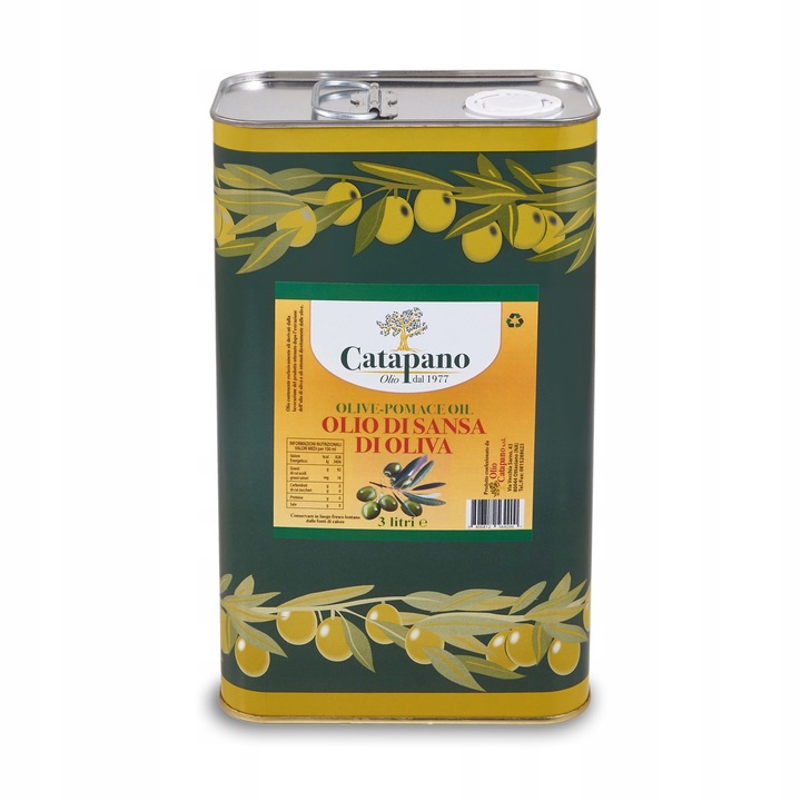 Oliwa z oliwek sansa pomace 3L z Włoch do smażenia
