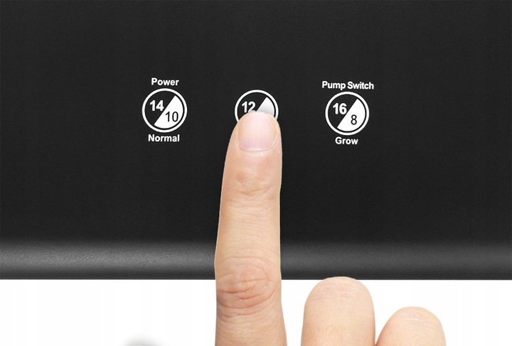 Doniczka hydroponiczna HEVA samopodlewająca idealna na zioła LED wzrost