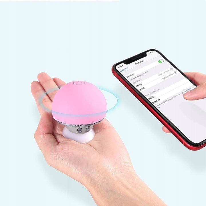 Setty głośnik Bluetooth Grzybek czarny