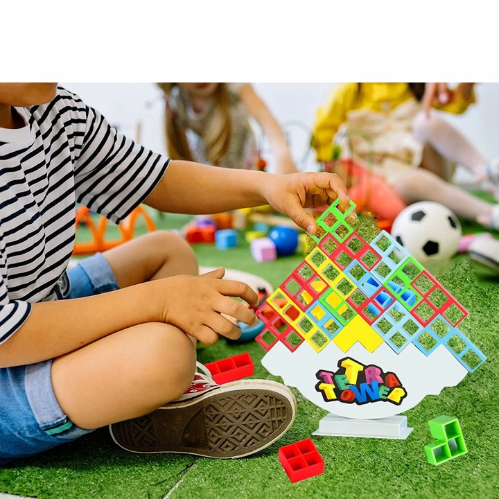 GRA układanka edukacyjna TETRIS wieża TETRA TOWER