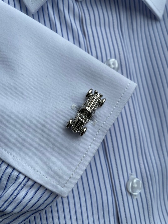 Srebrne spinki do koszuli Piłka Nożna Korkotrampki dla piłkarza kibica