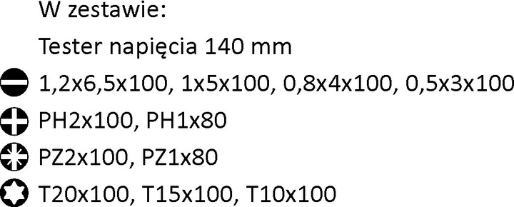 Zestaw wkrętaków wkrętaki izolowane 13-el. 1000V