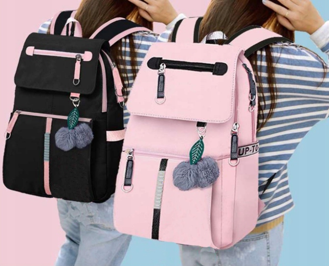 PLECAK SZKOLNY DLA NASTOLATKI KOLORY DUŻY A4 MODNY TORNISTER MŁODZIEŻOWY