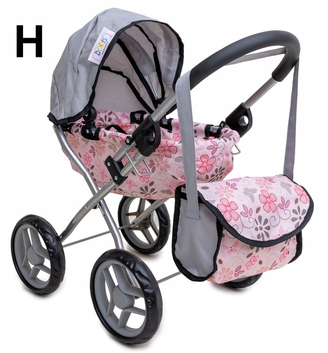 WÓZEK dla lalek głęboki gondola + TOREBKA TORBA do wózka dla lalki