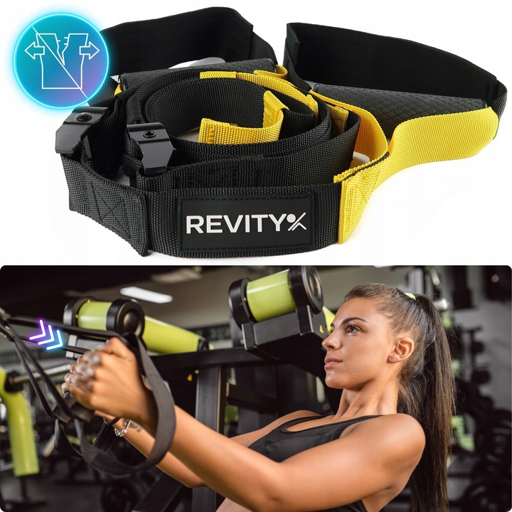 TAŚMY DO ĆWICZEŃ TRX CROSSFIT PASY TRENINGOWE Z AKCESORIAMI WYSOKA JAKOŚĆ