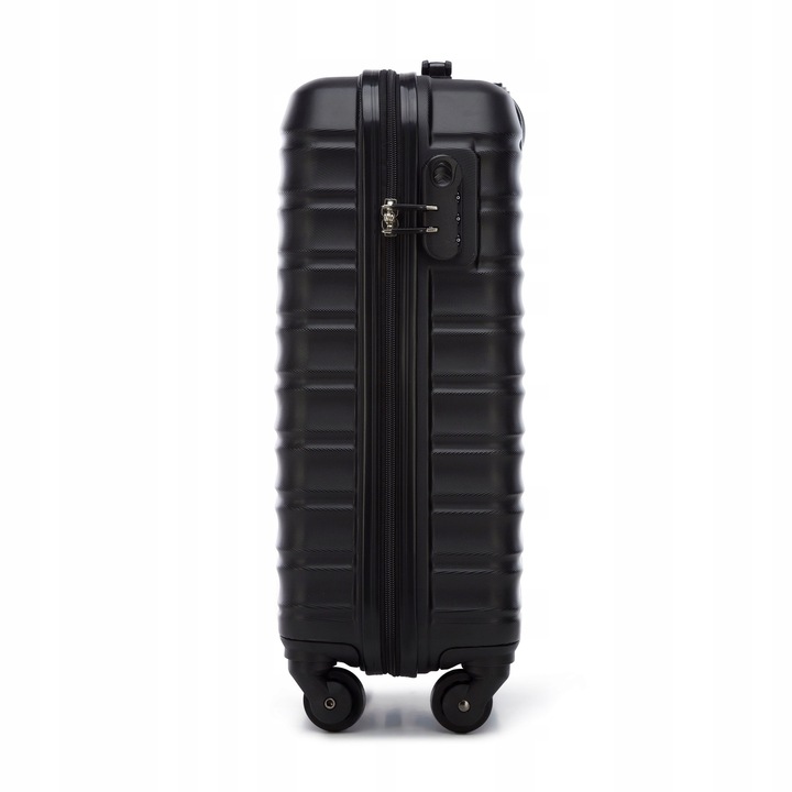 WITTCHEN mała walizka z ABS-u z żebrowaniem czarna