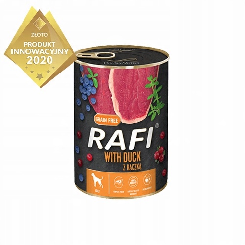 Karma mokra dla psa Rafi mix smaków 24x400 g