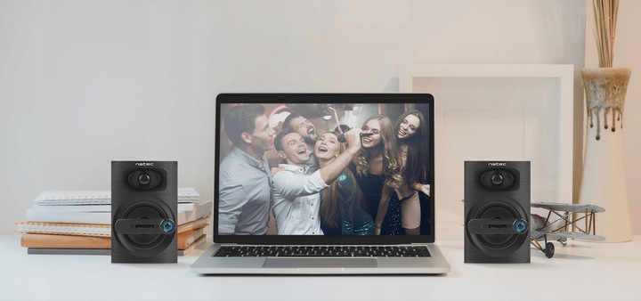 Głośniki komputerowe 2.0 Natec Cougar 6W RMS