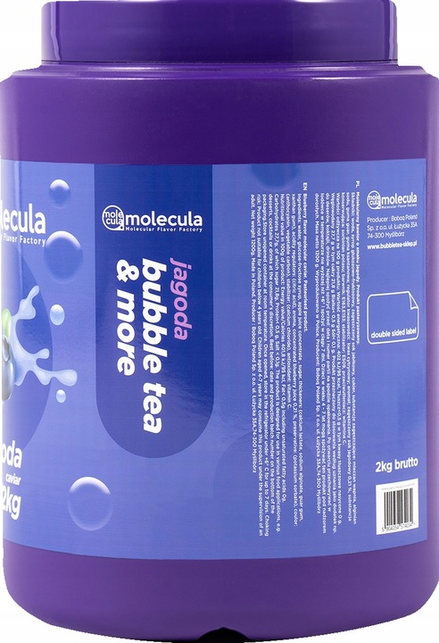 Kulki do Bubble Tea Molekularny Kawior 2 KG JAGODA