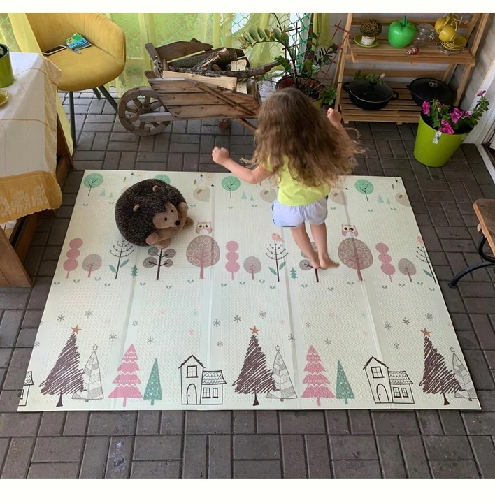 Piankowa dwustronna MATA edukacyjna 180x200 (I166)