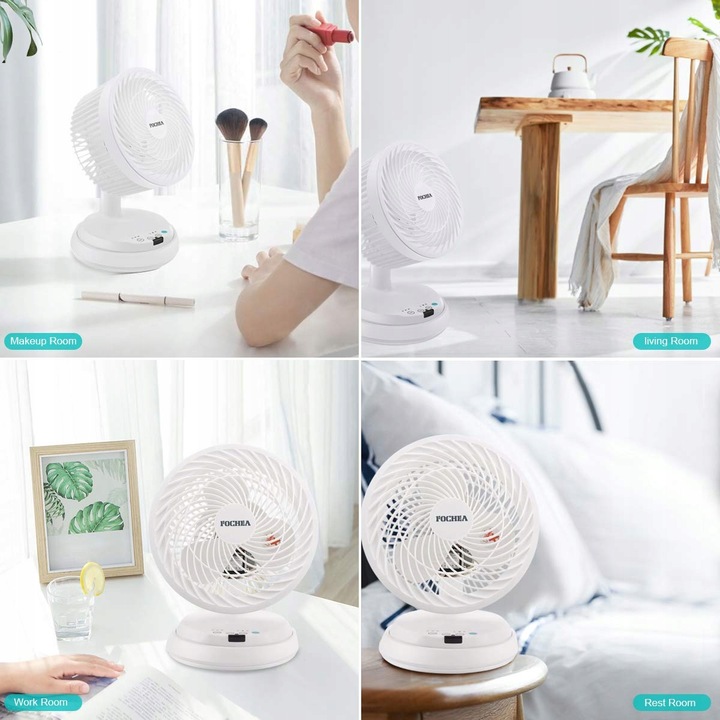 WENTYLATOR BIURKOWY OSCYLACJE TIMER PILOT YS013