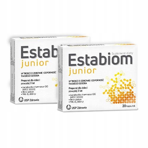 Zestaw Estabiom Junior, 2x 20 kapsułek