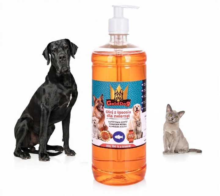 Olej z Łososia dla psa 1l Golddog