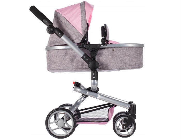 WÓZEK dla Lalek 2w1 Głęboki SPACERÓWKA GONDOLA Składany Princess + TORBA