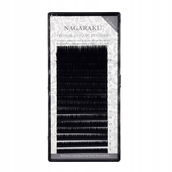 Rzęsy Nagaraku Mix C, 0.07