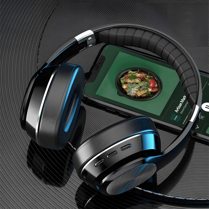 Słuchawki Bezprzewodowe Nauszne Mikrofon Radio MP3 Bluetooth 5.3 JAKOŚĆ