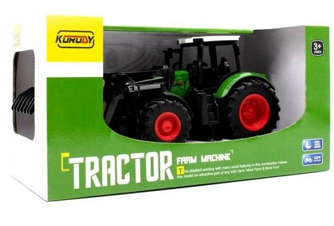 Duży Traktor Ciągnik Ruchome ramię Gumowe koła chwytak czołowy łyżka