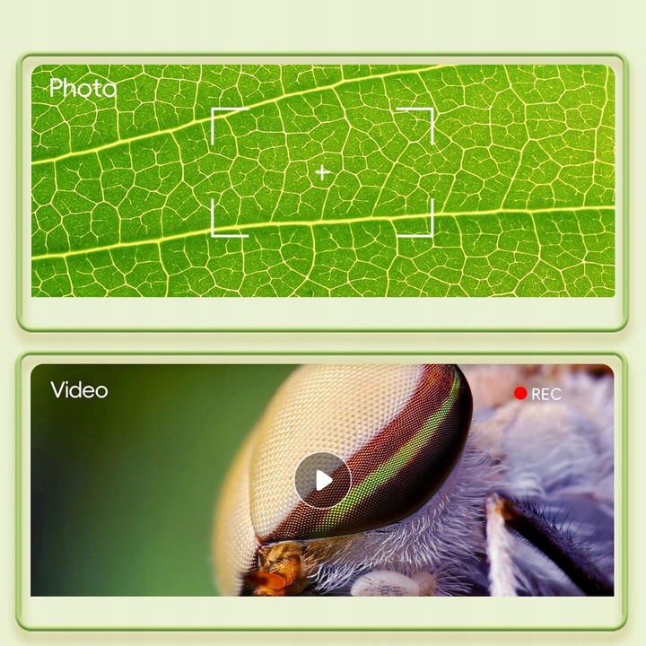 MIKROSKOP CYFROWY OPTYCZNY KIESZONKOWY DLA DZIECI LED PRZYBLIŻENIE 1000X HD