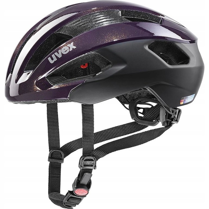 Kask rowerowy UVEX Rise CC - r. 52-56 cm, plum