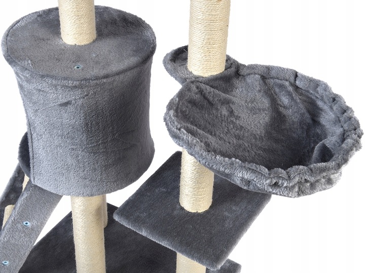 DRAPAK DLA KOTA DOMEK LEGOWISKO SŁUPEK Z ZABAWKAMI