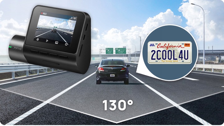 Kamera samochodowa 70mai Wideorejestrator A200 + tylna RC11+ parking+ 128GB