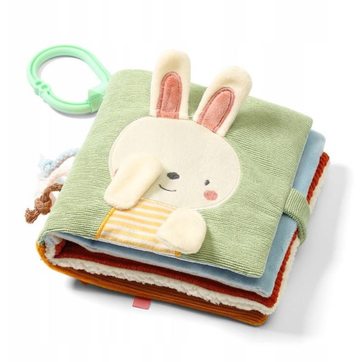 KSIĄŻECZKA SENSORYCZNA EDUKACYJNA MIĘKKA ZAWIESZKA 0+ 1531 BABYONO