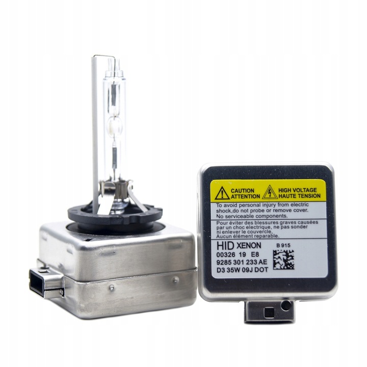 ZESTAW 2 SZTUK ŻARNIK XENON D1S PALNIK HID GLARE 6000K WHITE