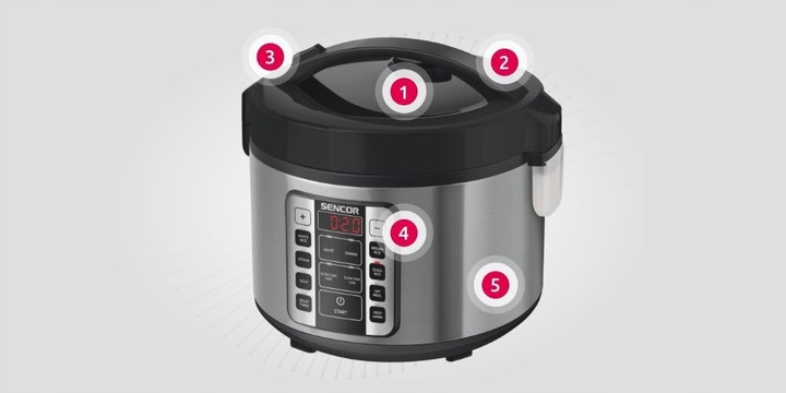 Ryżowar SENCOR SRM 3151BK