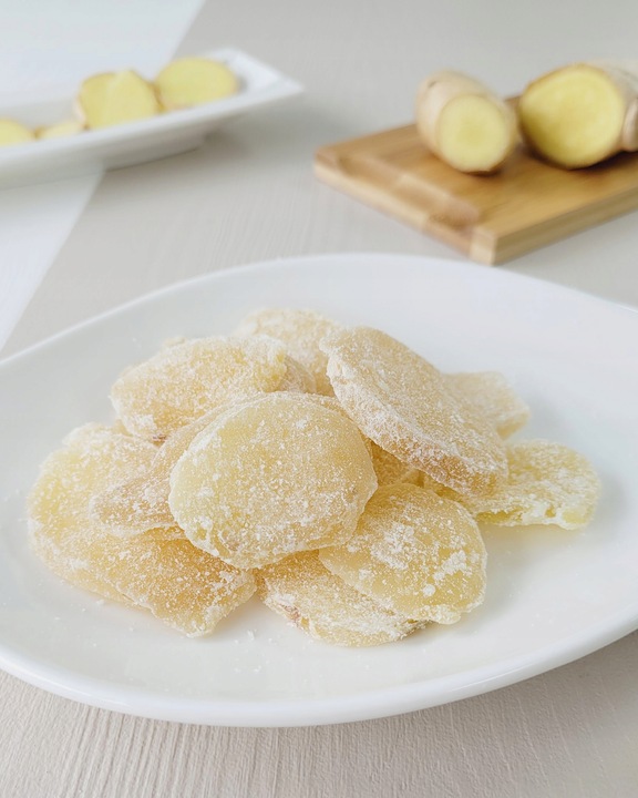 Imbir kandyzowany płatek 1kg płatki w cukrze ginger do herbaty