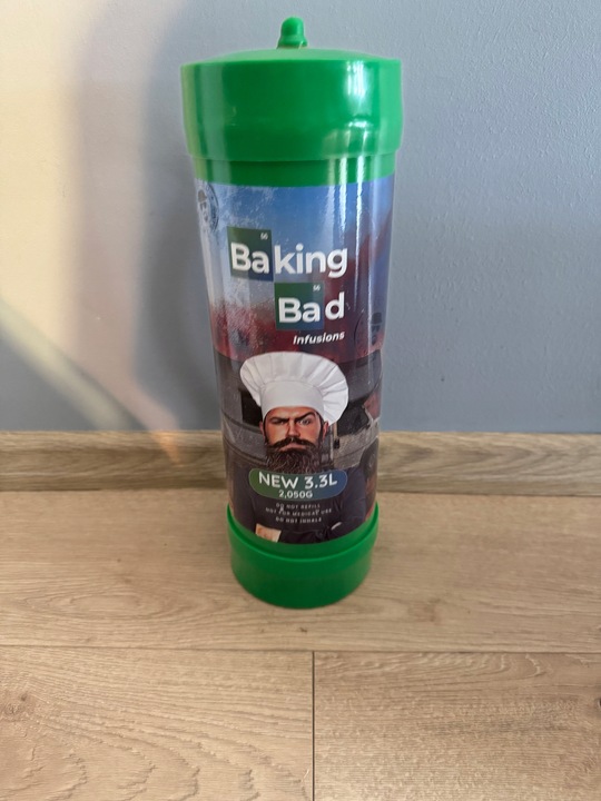 Zestaw N2O Nitro BAKING BAD 2050g Podtlenek azotu cracker GAZ + balony